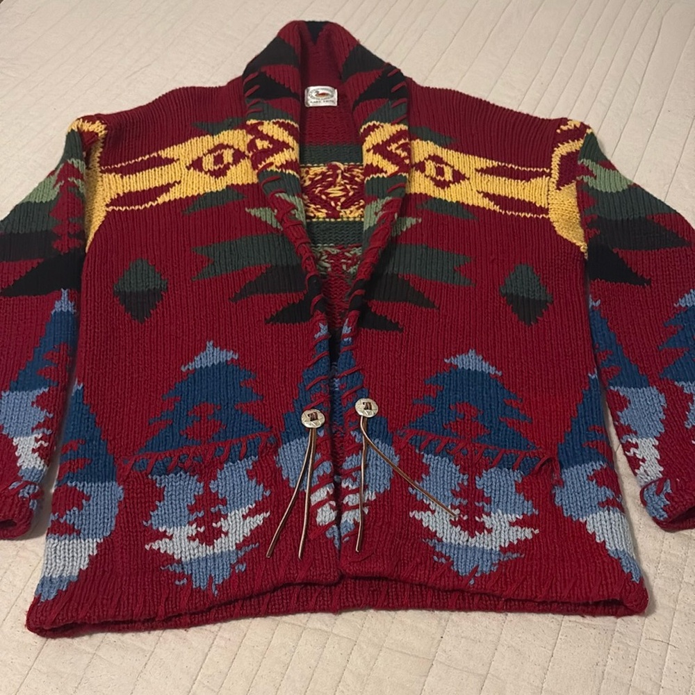Marsh Landing Hand Knits Aztec Southwest Cardigan